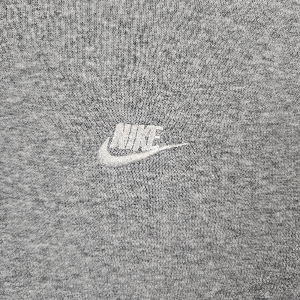 Nike Sportswear Club Fleece Mens Hoodie Grey Pullover BV2654-083 Size Large - Picture 2 of 10